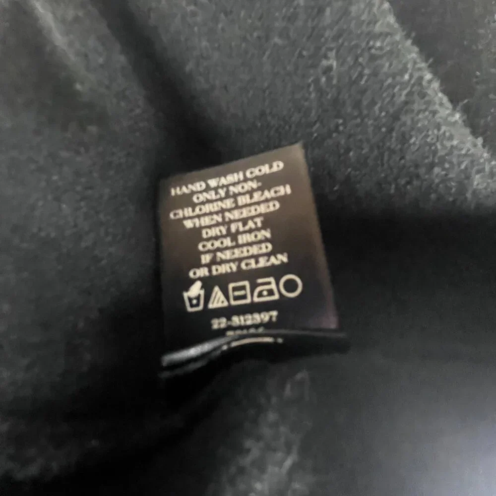 Ann Taylor Cardigan Sweater Size M Black, Round Neckline, Button Down - Picture 7 of 7